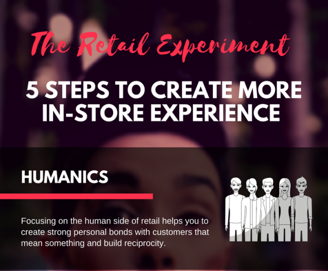 5 Steps to create more in-store experience, experiential retailing, customer experience